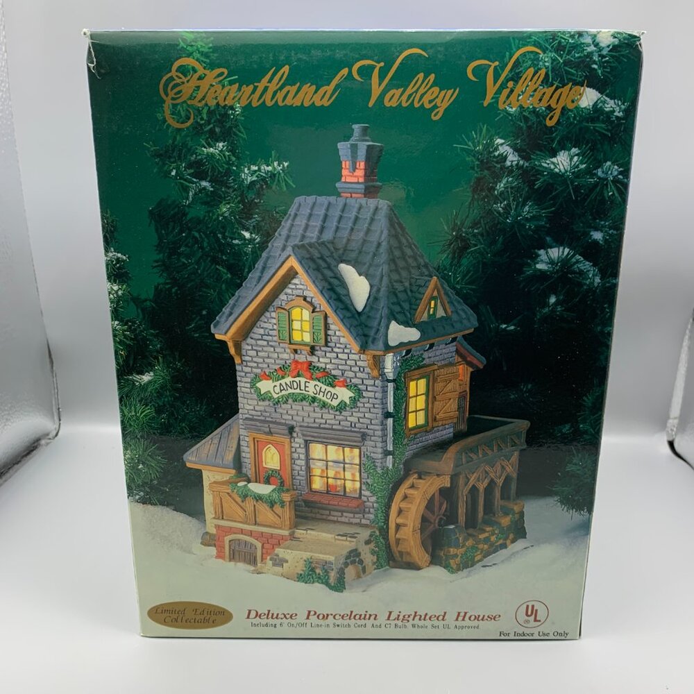 Heartland Valley Village 2000 Limited Edition Candle Shop in Box